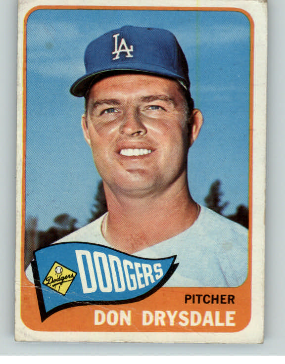 1965 Topps Baseball #260 Don Drysdale Dodgers VG-EX 398542
