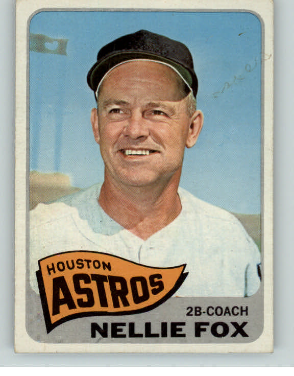 1965 Topps Baseball #485 Nellie Fox Astros EX 398553