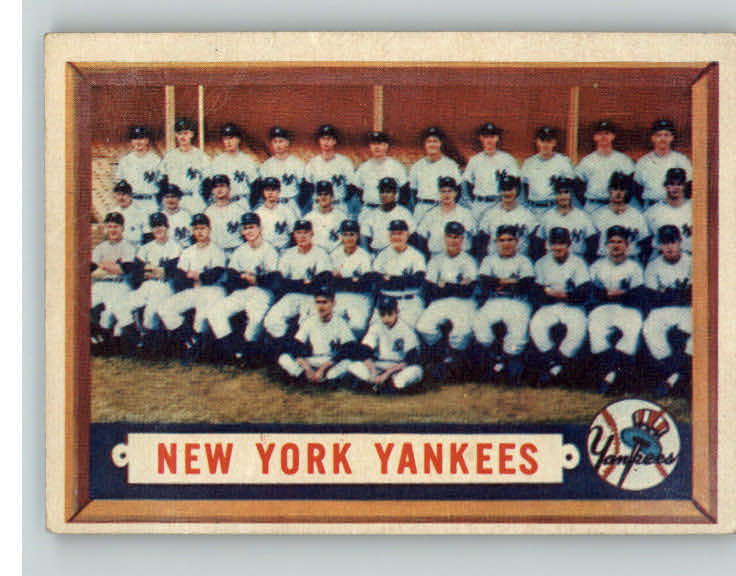1957 Topps Baseball #097 New York Yankees Team VG-EX 398632