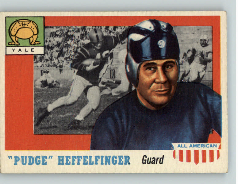 1955 Topps Football #018 Pudge Heffelfinger Yale EX-MT 398670