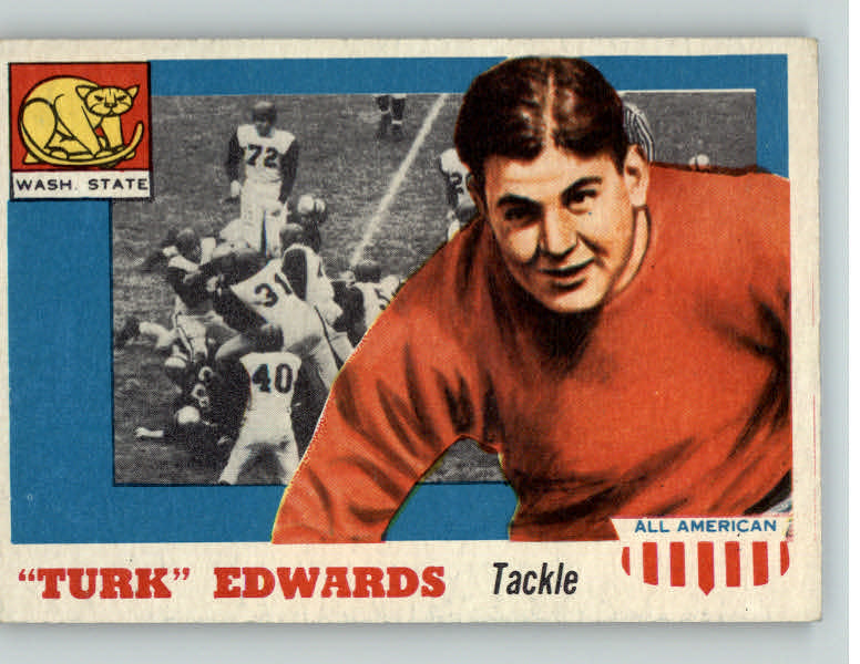 1955 Topps Football #036 Turk Edwards Washington St. VG-EX 398689