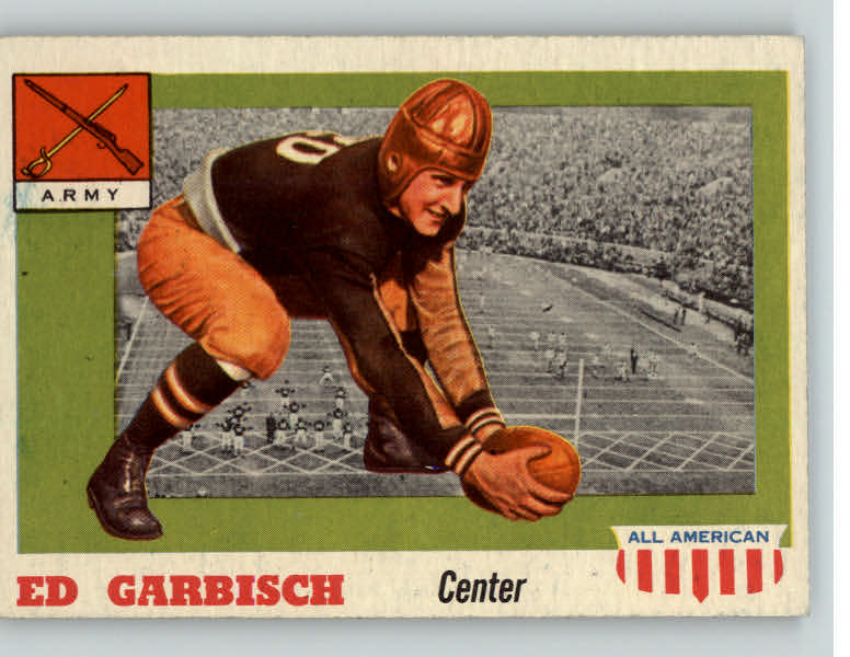 1955 Topps Football #044 Ed Garbisch Army EX-MT 398700