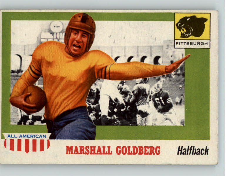 1955 Topps Football #089 Marshall Goldberg Pitt EX+/EX-MT 398739