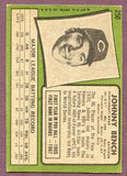 1971 Topps Baseball #250 Johnny Bench Reds VG-EX 398950