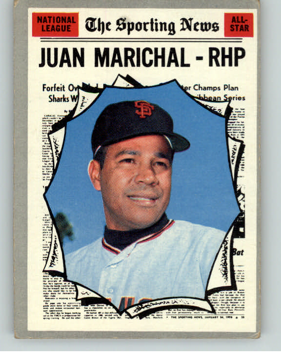 1970 Topps Baseball #466 Juan Marichal A.S. Giants VG-EX 399006