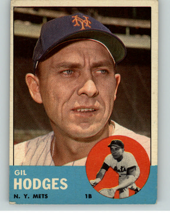1963 Topps Baseball #245 Gil Hodges Mets VG-EX 399047