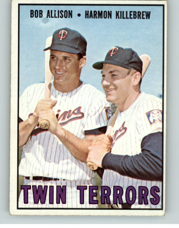 1967 Topps Baseball #334 Harmon Killebrew Bob Allison VG-EX 399049