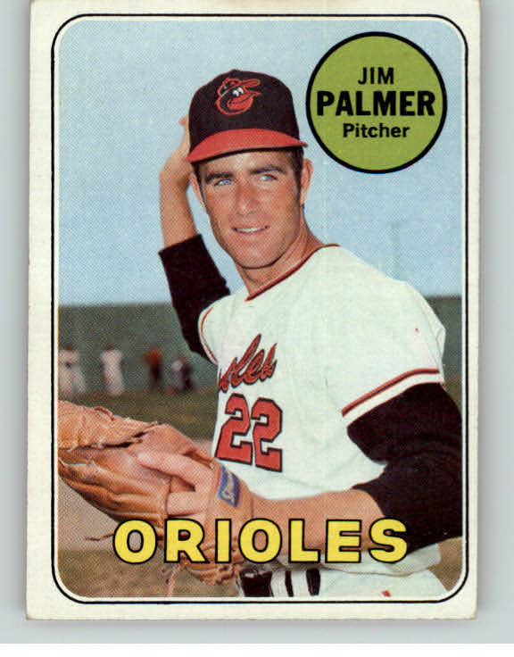 1969 Topps Baseball #573 Jim Palmer Orioles EX+/EX-MT 399127