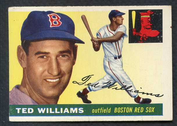 1955 Topps Baseball #002 Ted Williams Red Sox VG-EX 399337