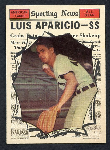 1961 Topps Baseball #574 Luis Aparicio A.S. White Sox NR-MT 399552
