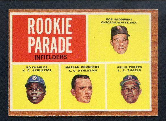 1962 Topps Baseball #595 Rookie Infielders EX-MT 399604