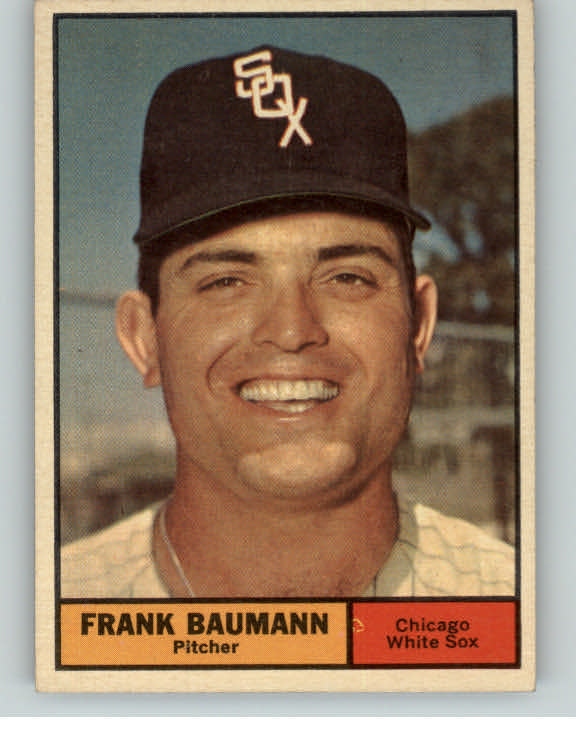 1961 Topps Baseball #550 Frank Baumann White Sox EX-MT/NR-MT 399643
