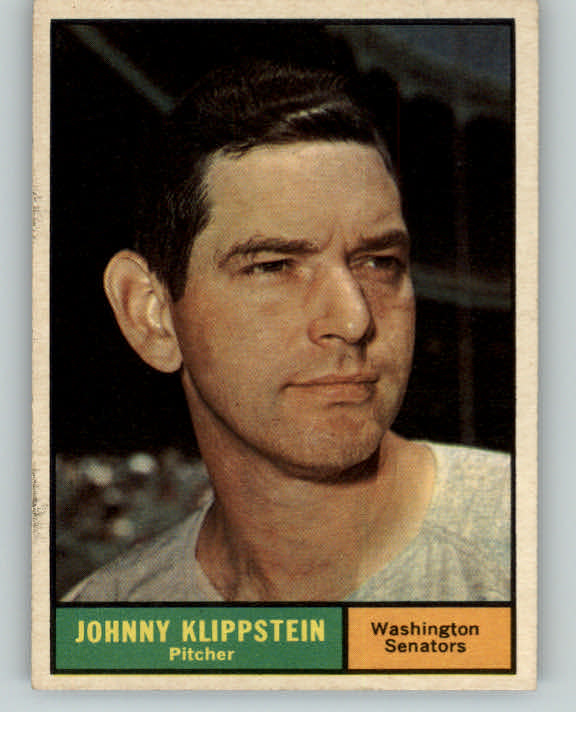 1961 Topps Baseball #539 Johnny Klippstein Senators EX-MT 399646