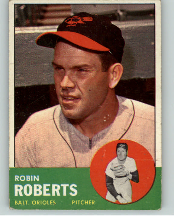 1963 Topps Baseball #125 Robin Roberts Orioles VG-EX 399683
