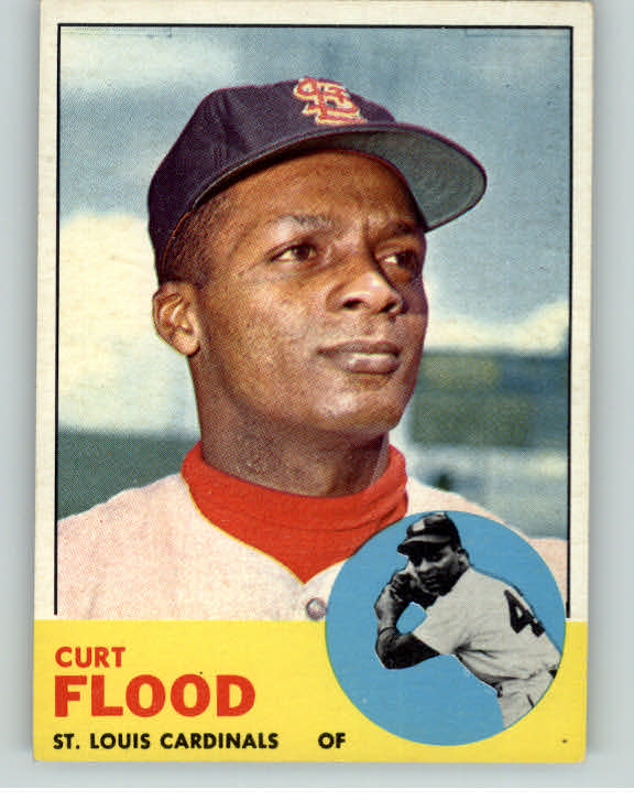 1963 Topps Baseball #505 Curt Flood Cardinals EX-MT 399690