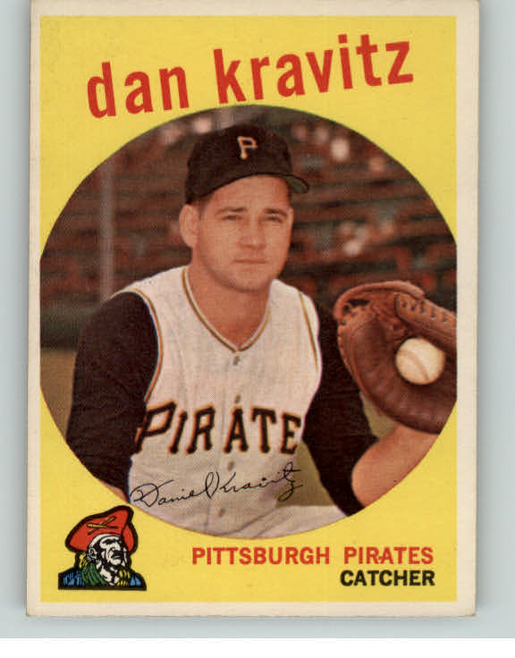 1959 Topps Baseball #536 Danny Kravitz Pirates EX-MT 399817
