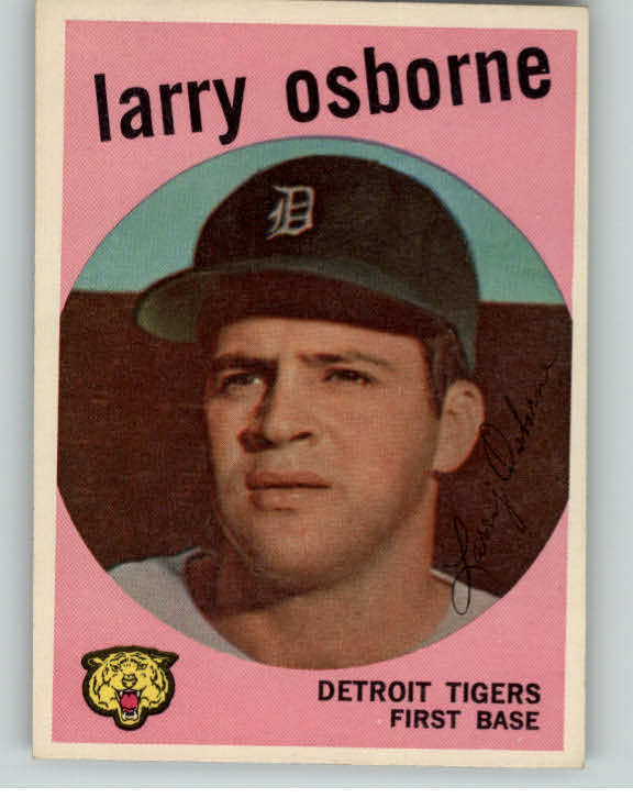 1959 Topps Baseball #524 Larry Osborne Tigers EX-MT 399821
