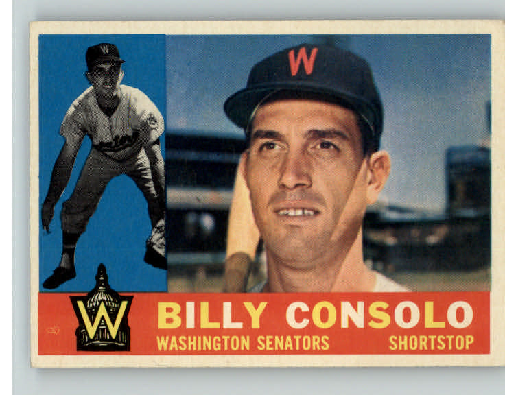 1960 Topps Baseball #508 Billy Consolo Senators EX+/EX-MT 399861