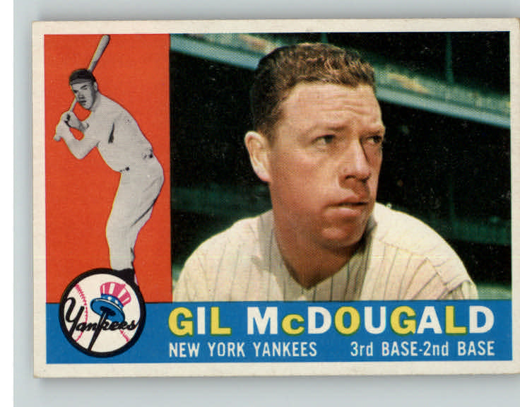1960 Topps Baseball #247 Gil McDougald Yankees EX-MT/NR-MT 399889