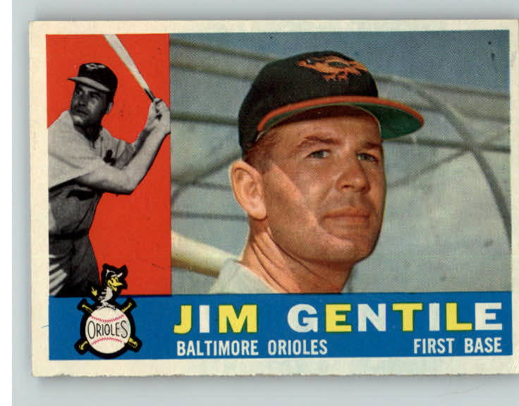 1960 Topps Baseball #448 Jim Gentile Orioles NR-MT 399890