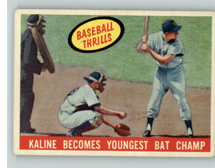 1959 Topps Baseball #463 Al Kaline IA Tigers EX+/EX-MT 399957