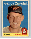 1958 Topps Baseball #006 George Zuverink Orioles NR-MT
