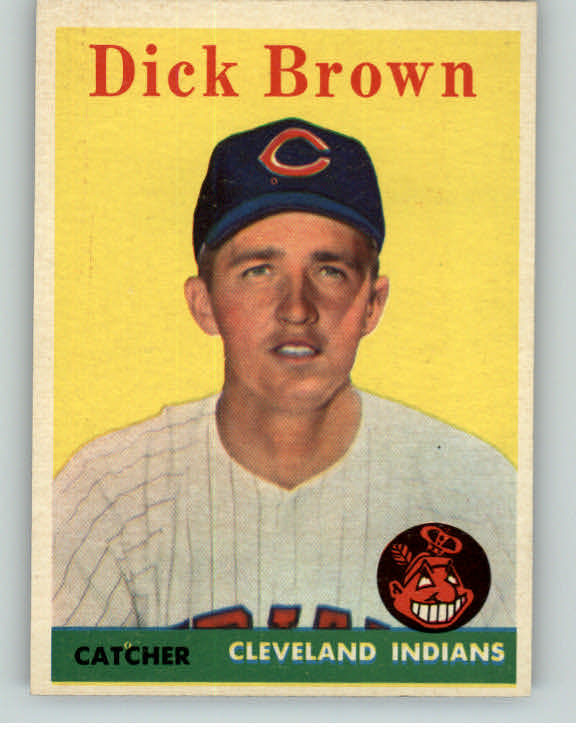 1958 Topps Baseball #456 Dick Brown Indians NR-MT