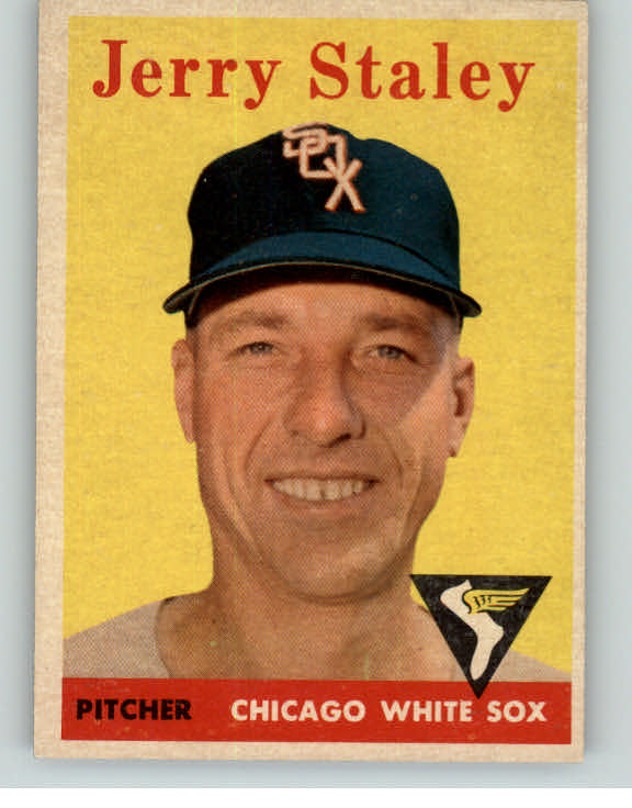 1958 Topps Baseball #412 Jerry Staley White Sox EX-MT