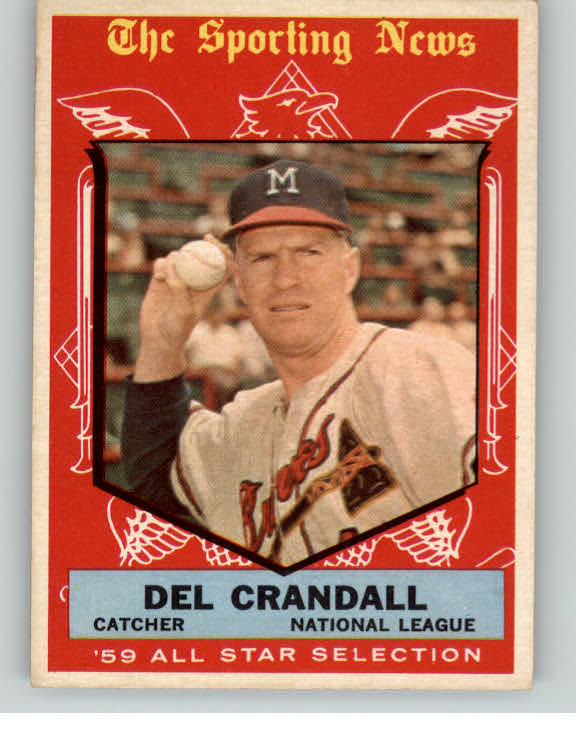 1959 Topps Baseball #567 Del Crandall A.S. Braves EX-MT 400308
