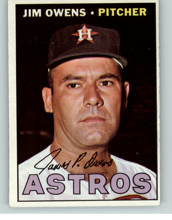 1967 Topps Baseball #582 Jim Owens Astros NR-MT 400523