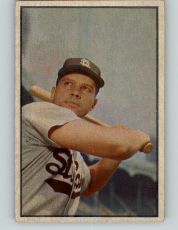 1953 Bowman Color Baseball #002 Vic Wertz Browns EX-MT 400623