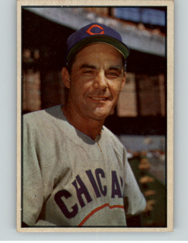 1953 Bowman Color Baseball #030 Phil Cavarretta Cubs EX-MT 400631