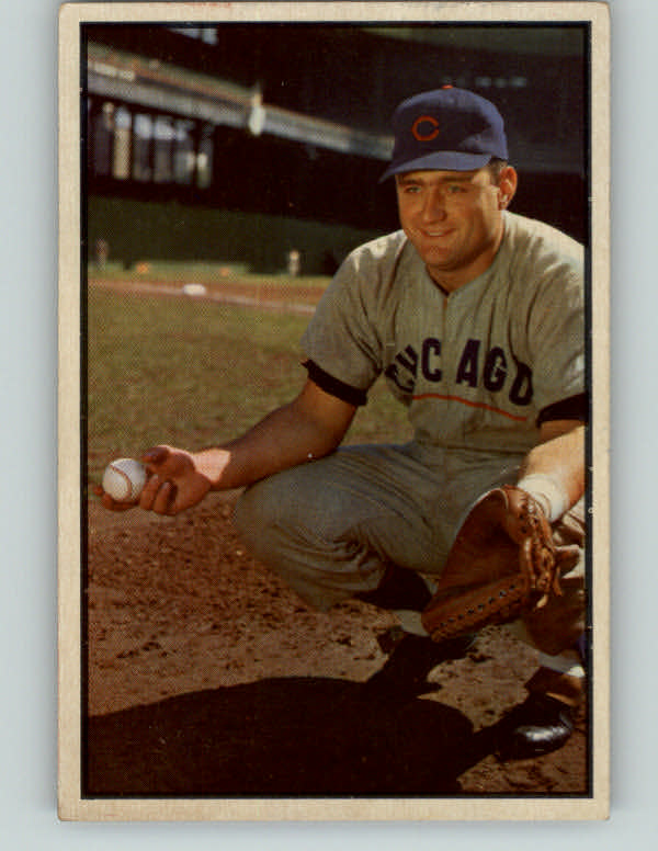 1953 Bowman Color Baseball #007 Harry Chiti Cubs EX-MT 400645