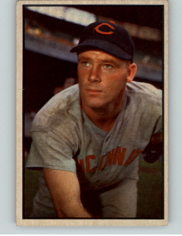 1953 Bowman Color Baseball #023 Herm Wehmeier Reds EX-MT 400651
