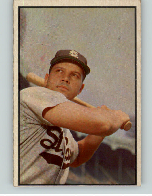 1953 Bowman Color Baseball #002 Vic Wertz Browns EX 400701