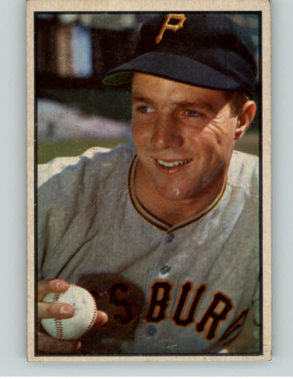 1953 Bowman Color Baseball #016 Bob Friend Pirates EX 400706