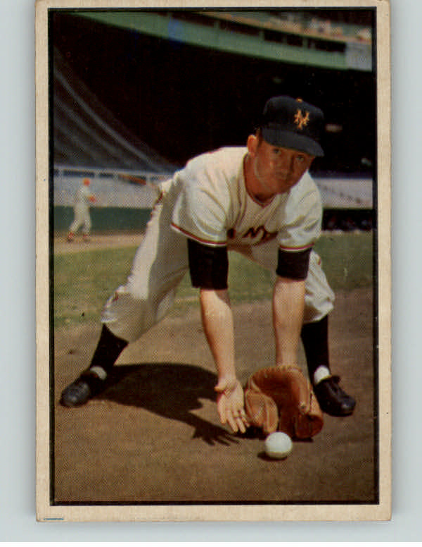 1953 Bowman Color Baseball #001 Davey Williams Giants VG-EX 400775