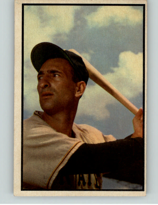 1953 Bowman Color Baseball #160 Cal Abrams Pirates VG-EX 400777