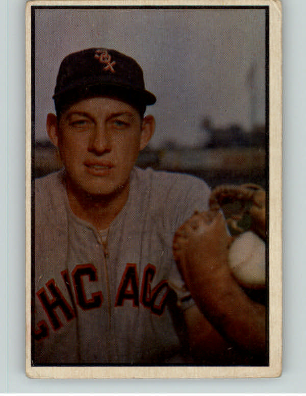 1953 Bowman Color Baseball #157 Sherm Lollar White Sox VG-EX 400812
