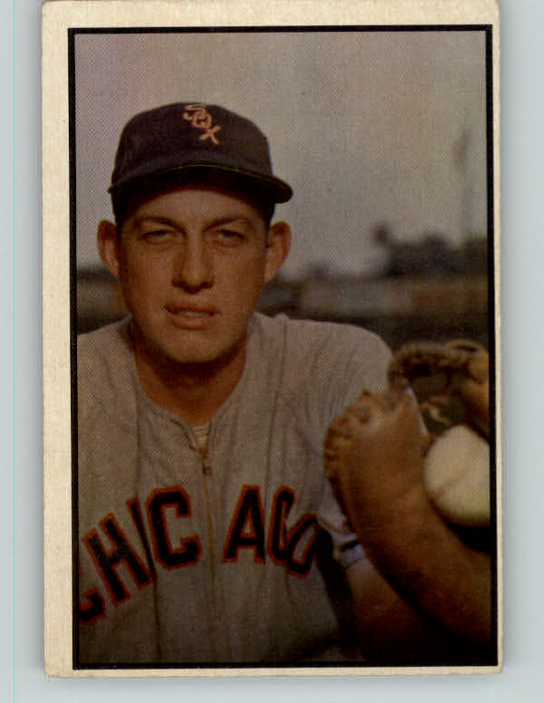 1953 Bowman Color Baseball #157 Sherm Lollar White Sox VG-EX 400813