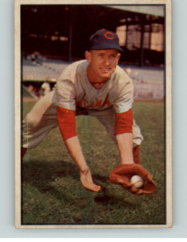 1953 Bowman Color Baseball #026 Roy McMillan Reds GD 401001