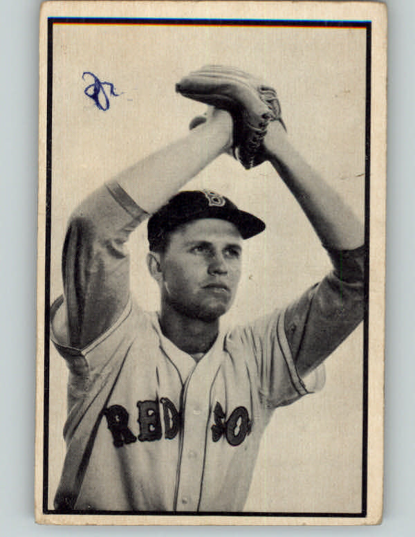 1953 Bowman Black & White Baseball #002 Willard Nixon Red Sox GD Ink Front 401050