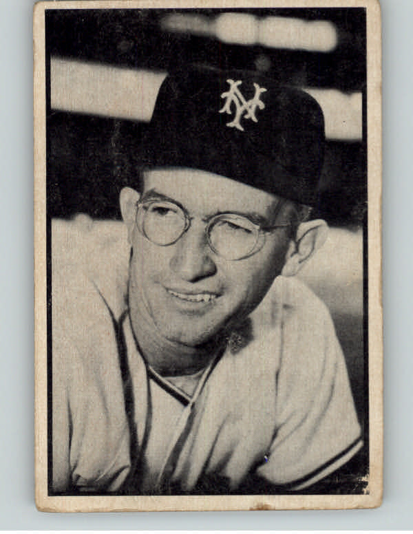 1953 Bowman Black & White Baseball #003 Bill Rigney Giants VG 401051