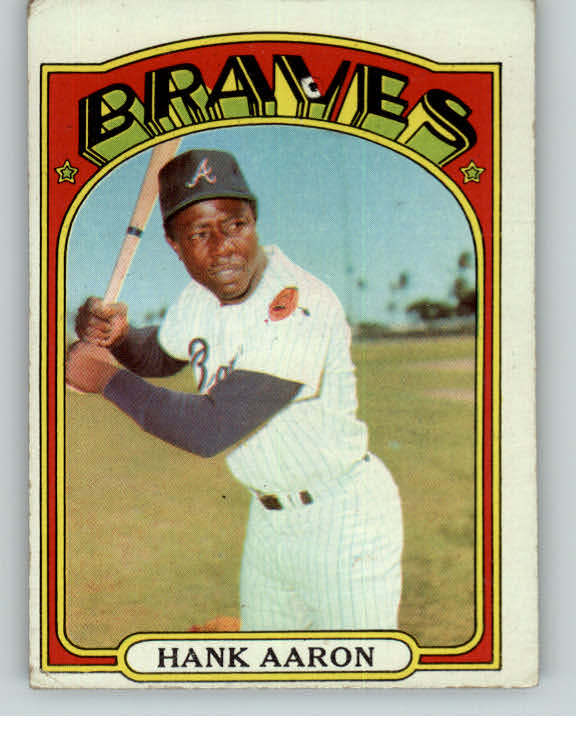 1972 Topps Baseball #299 Hank Aaron Braves VG-EX