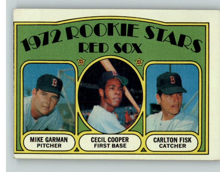 1972 Topps Baseball #079 Carlton Fisk Red Sox EX