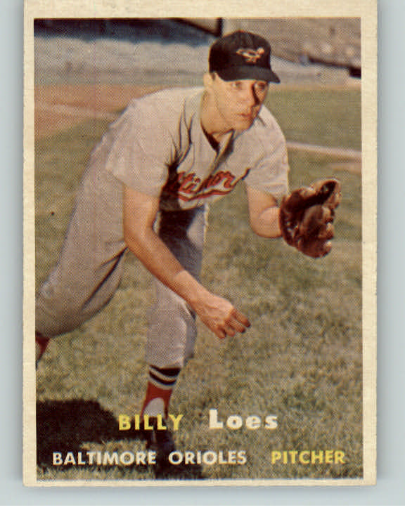 1957 Topps Baseball #244 Billy Loes Orioles NR-MT 401493