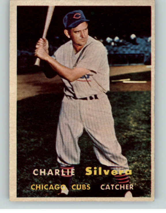 1957 Topps Baseball #255 Charlie Silvera Cubs NR-MT 401494