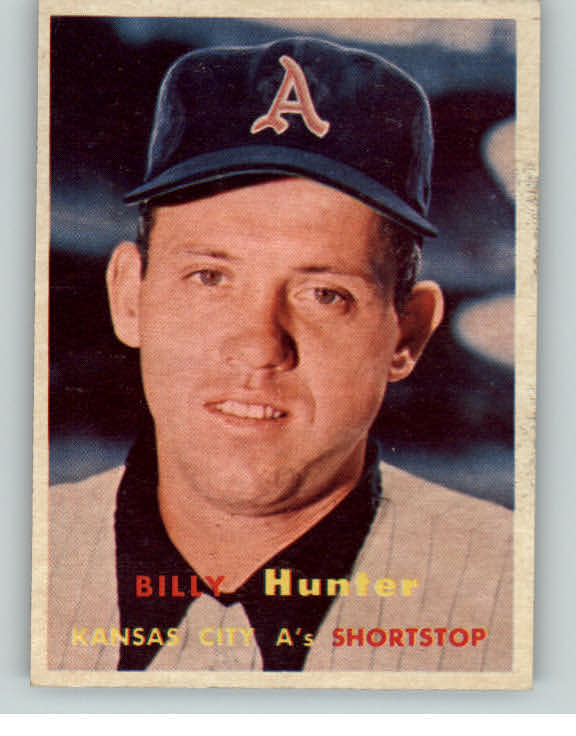 1957 Topps Baseball #207 Billy Hunter A's EX-MT 401544