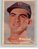 1957 Topps Baseball #211 Camilo Pascual Senators EX-MT 401545