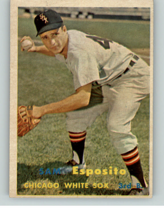 1957 Topps Baseball #301 Sam Esposito White Sox EX-MT 401568